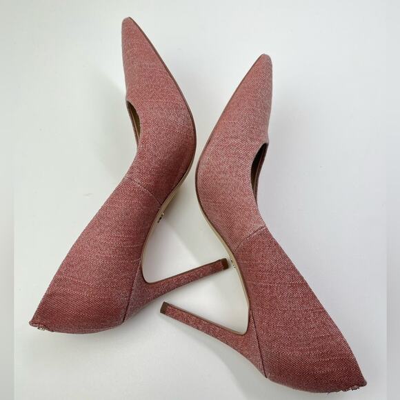 Sam Edelman Hazel Pointed Toe Pumps in Terracotta Rose - Picture 7 of 10